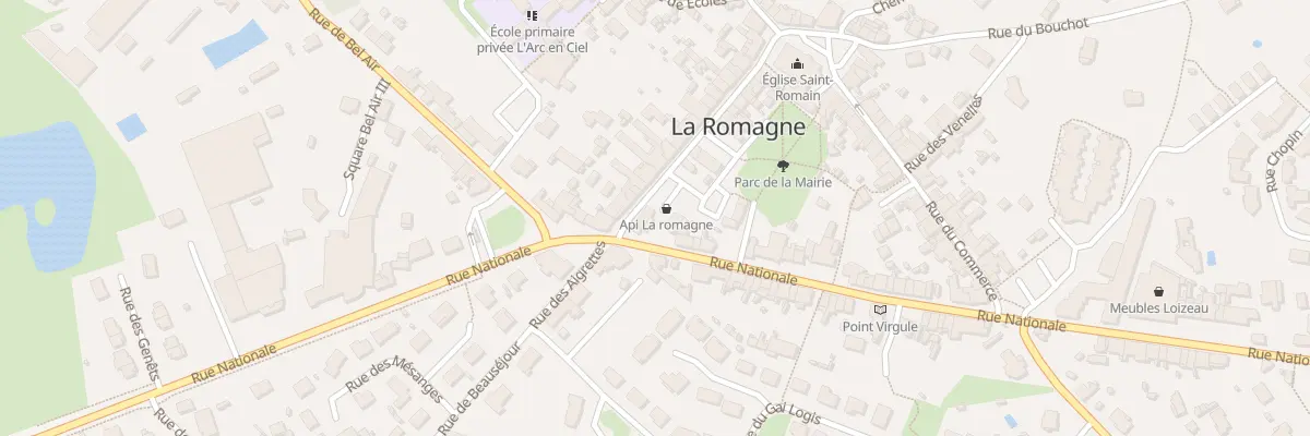Plan du 23 Rue de la Mairie à La Romagne