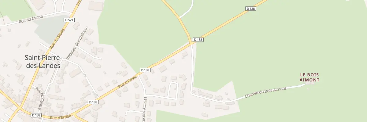 Plan du 34 Rue d’Ernée à Saint-Pierre-des-Landes