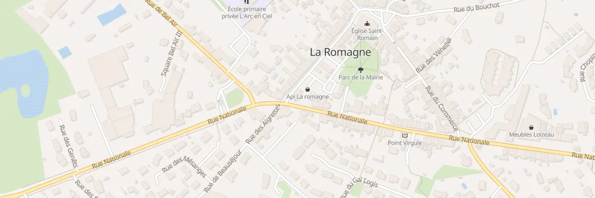 Plan du 25 Rue de la Mairie à La Romagne