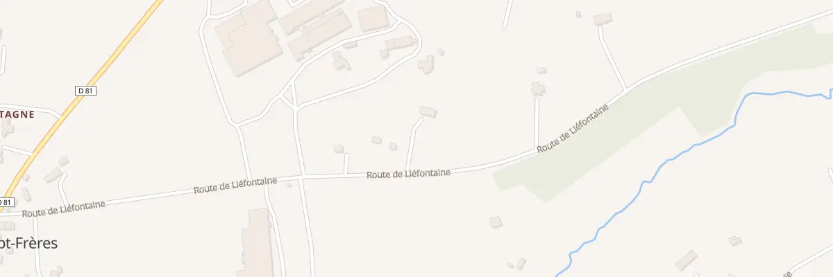 Plan du 7 Rte de Liefontaine -Sept Frere à Noues de Sienne