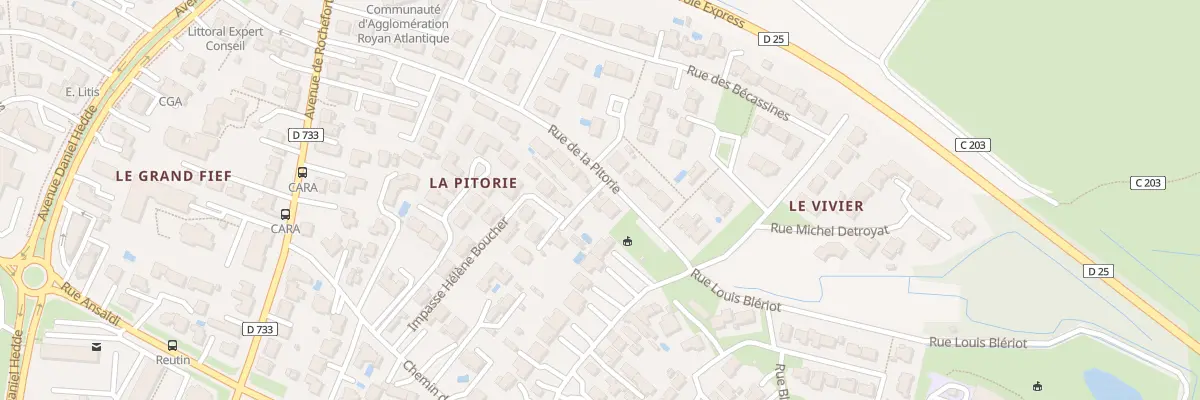 Plan du 21 Rue de Pitorie à Royan