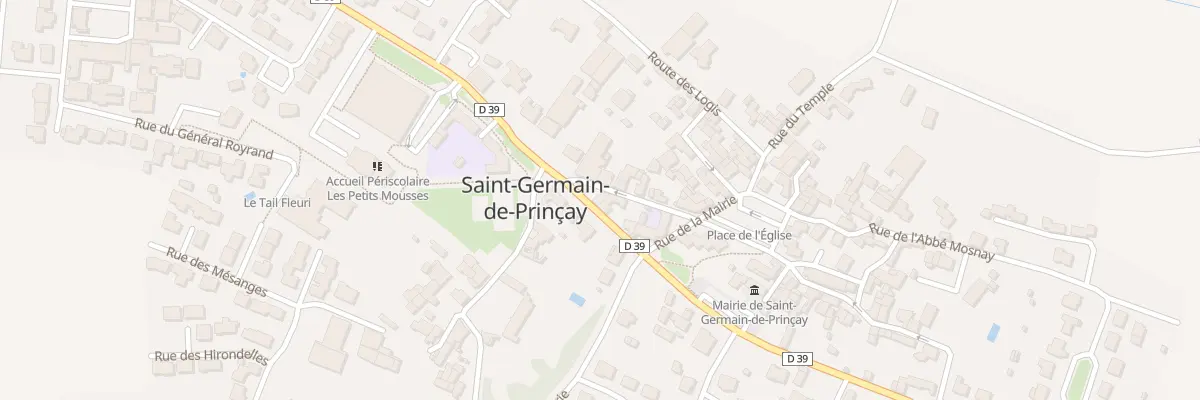 Plan du 22 Rue louis marchegay à Saint-Germain-de-Prinçay