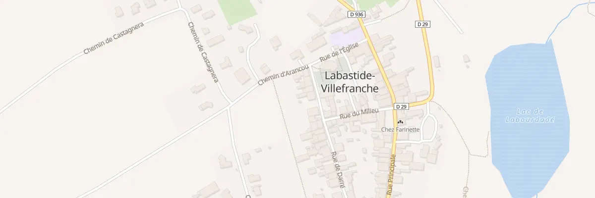 Plan du 9004 Rue de Darré à Labastide-Villefranche