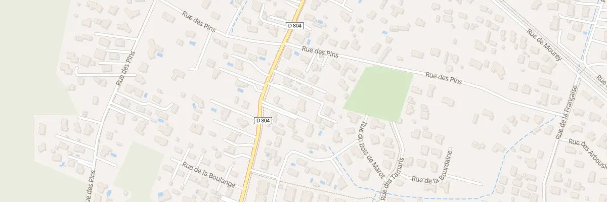 Plan du 23 Rue de Boulange au Teich
