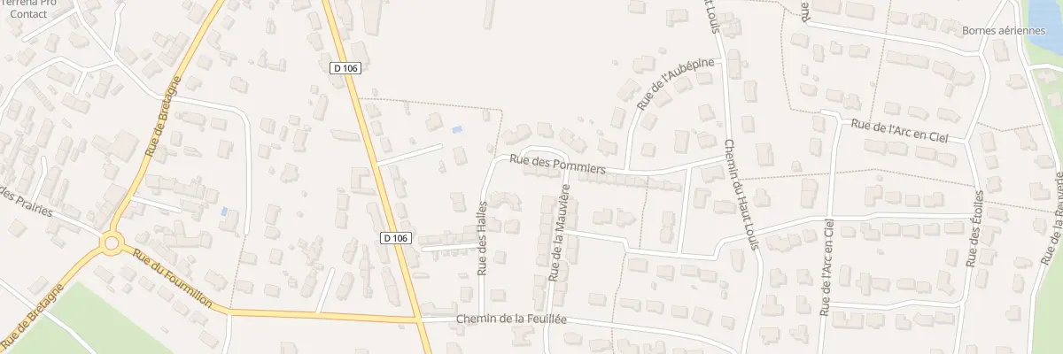 Plan du 2 Rue des Pommiers à Saint-Pierre-la-Cour