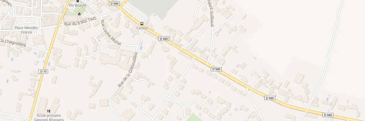 Plan du 2 Rue victor hugo à Nalliers