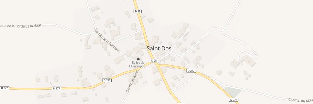 Plan du 1 Che du Coudet à Saint-Dos