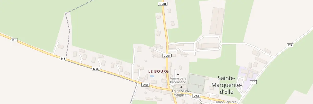Plan du 12 Rte de l’Église à Sainte-Marguerite-d’Elle