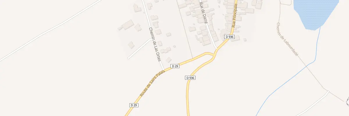 Plan du 9136 Las Ortes à Labastide-Villefranche