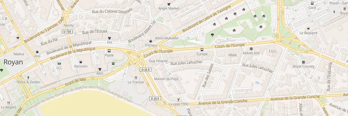 Plan du 8 Rue Jules Lehucher à Royan