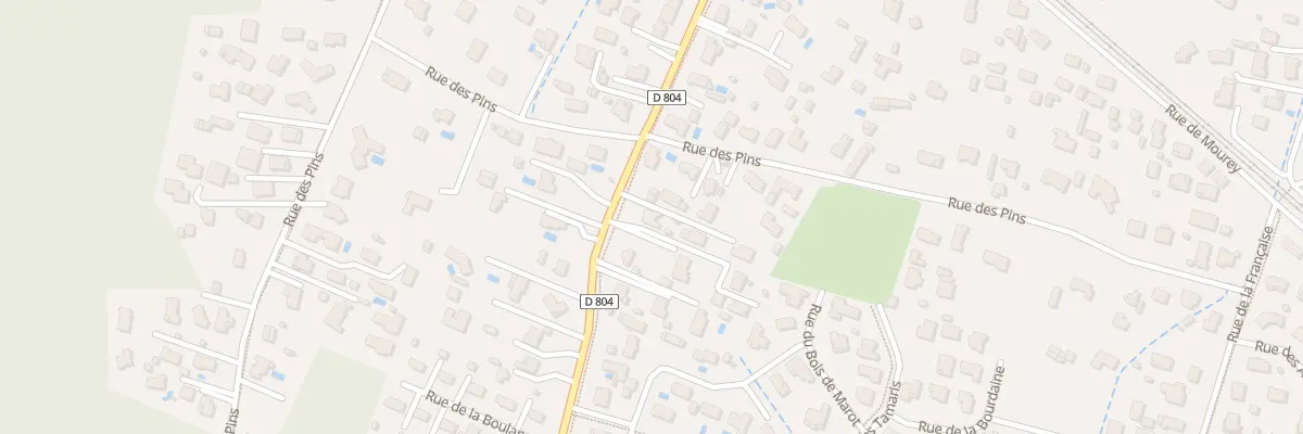 Plan du 21 Rue de Boulange au Teich