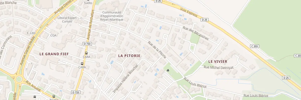 Plan du 15 Rue de Pitorie à Royan