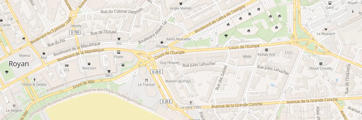Plan du 4 Rue Jules Lehucher à Royan