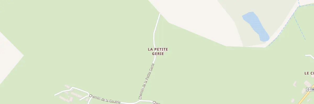 Plan du 158 Che de la Petite Gérie à Larchamp