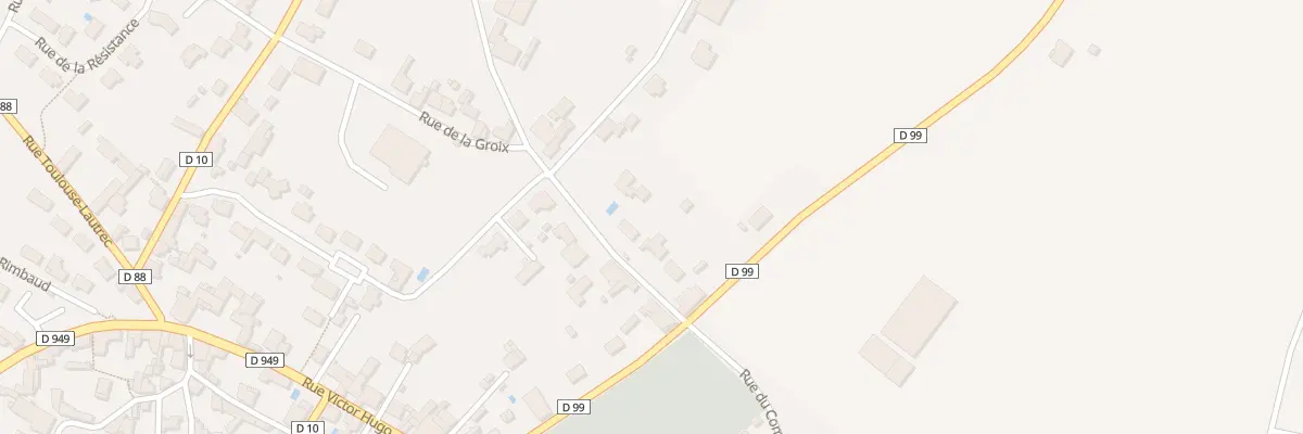 Plan du 8 Rue de la groix à Nalliers