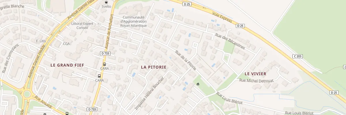 Plan du 13 Rue de Pitorie à Royan