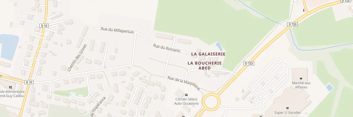 Plan du 19 Rue du romarin à Loireauxence