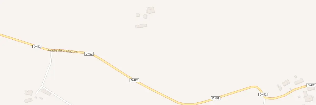 Plan du 12 Rte de la Mazure à Lapenty