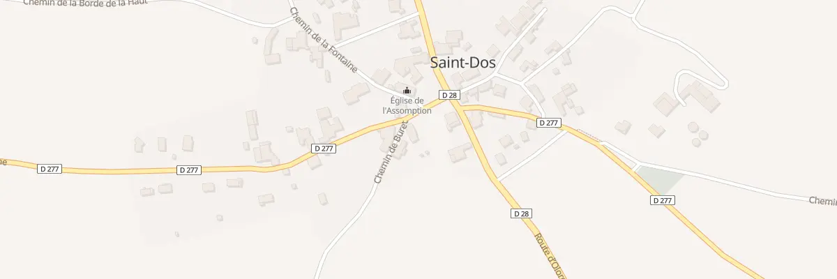 Plan du 8 Pl de l’Eglise à Saint-Dos
