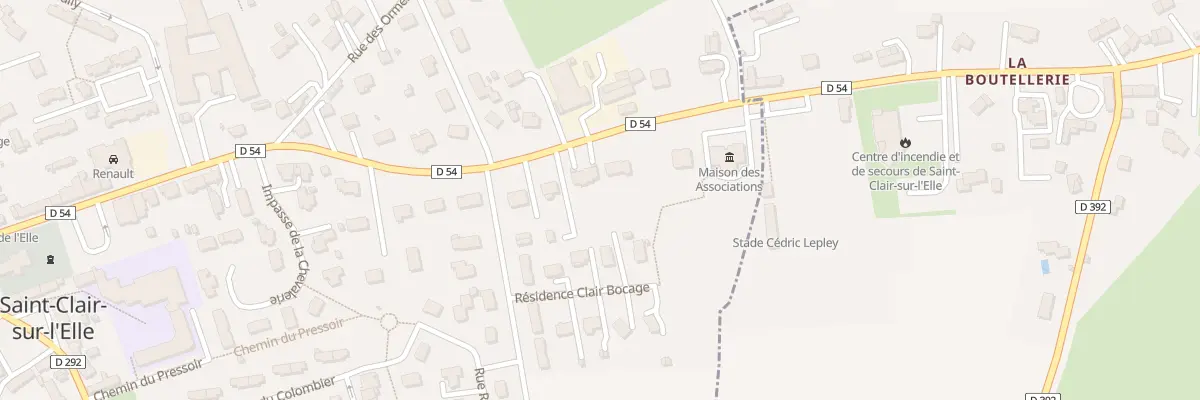 Plan du 36B Rue de la Libération à Saint-Clair-sur-l’Elle