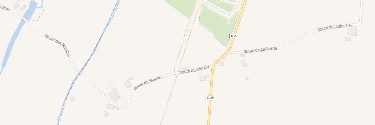 Plan du 88 Rte du Moulin à Aïcirits-Camou-Suhast