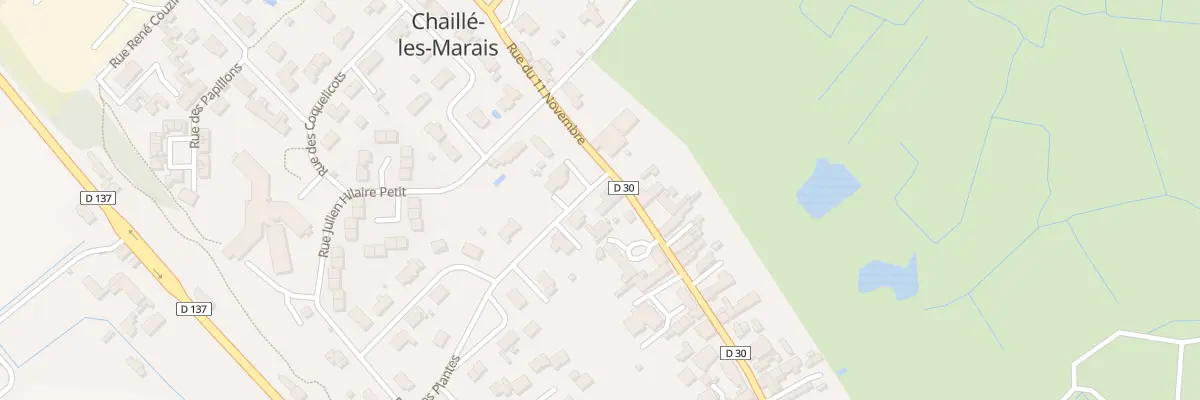 Plan du 1 Rue des plantes à Chaillé-les-Marais