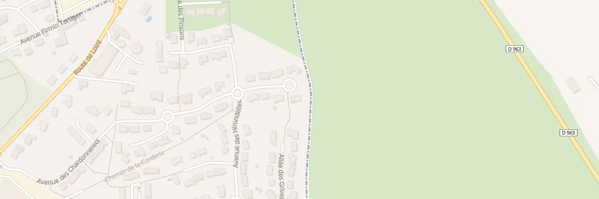 Plan du 8 All des Verdiers à Candé