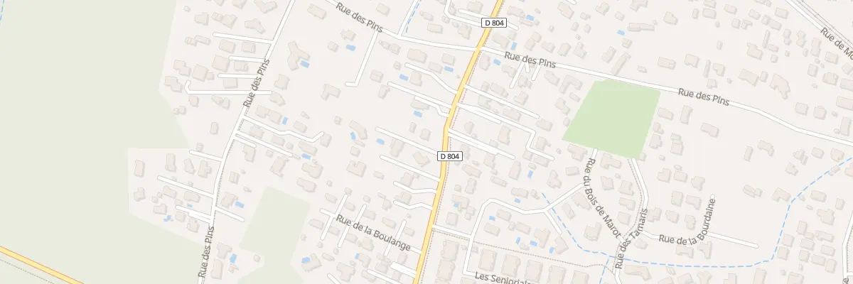Plan du 30 Rue de Boulange au Teich