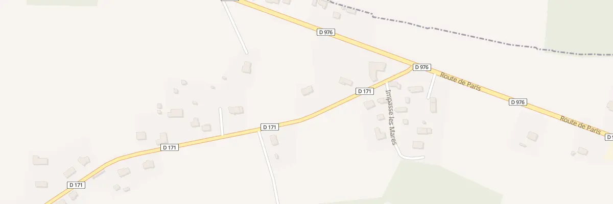 Plan du 5149 Les Mares à Moulines