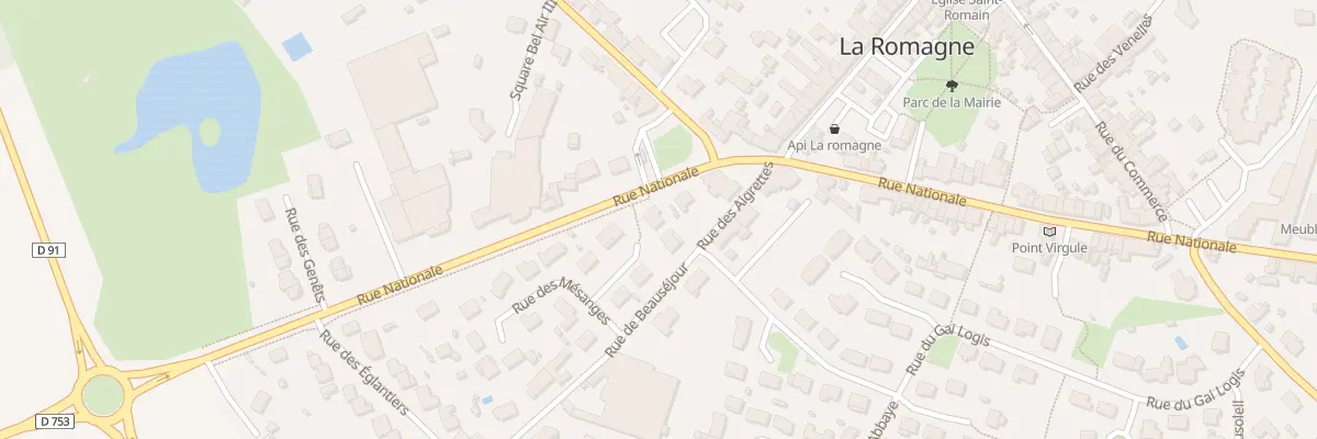 Plan du 8 Rue des Alouettes à La Romagne