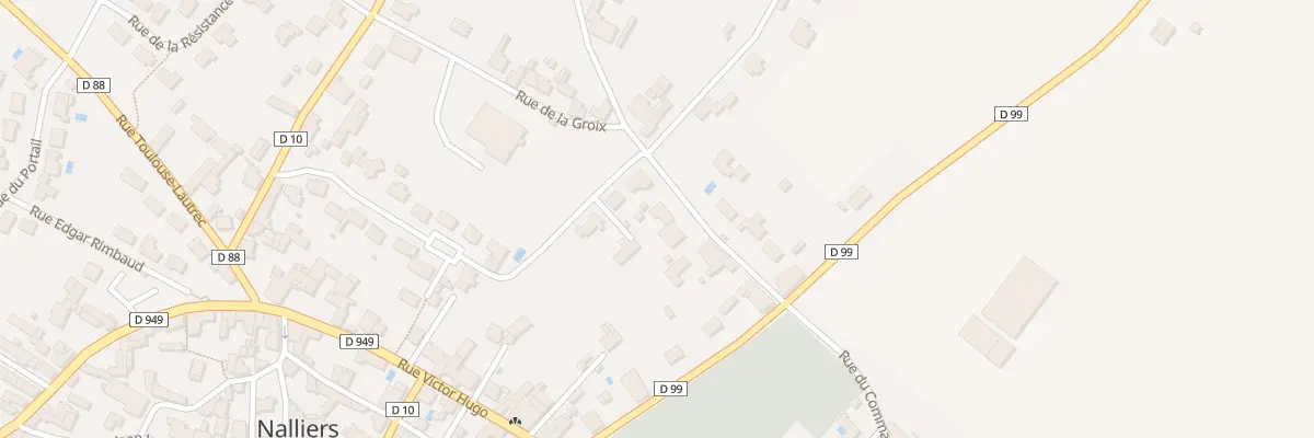 Plan du 11 Rue de la groix à Nalliers