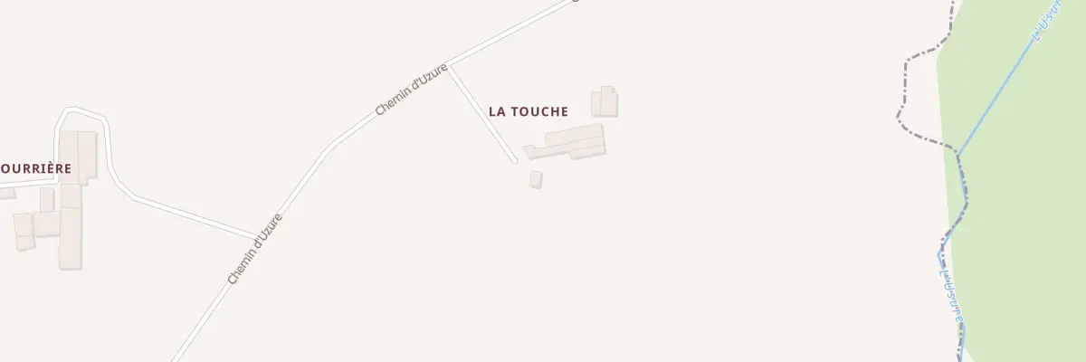Plan du 104 Che de la Touche à La Selle-Craonnaise