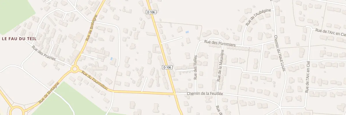 Plan du 25 Rue d’Anjou à Saint-Pierre-la-Cour