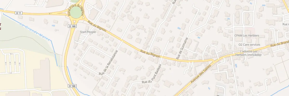Plan du 50 Rue de Verdun aux Herbiers
