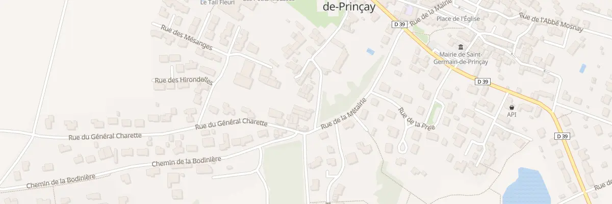 Plan du 18 Rue édouard majou à Saint-Germain-de-Prinçay