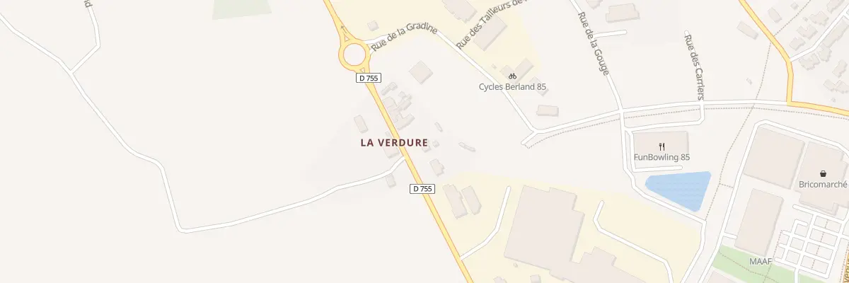 Plan du 20 Av de l’Europe aux Herbiers