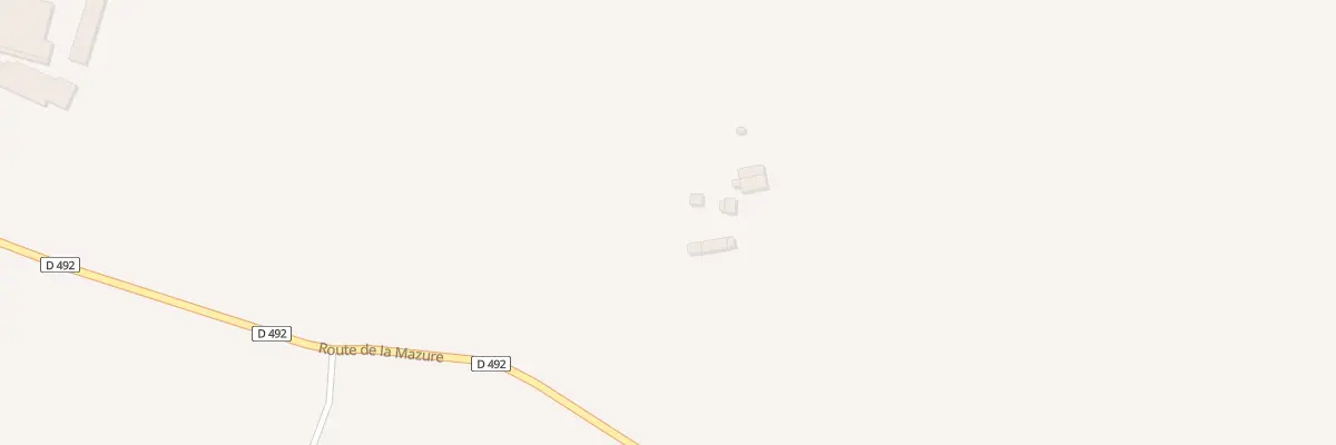 Plan du 14 Rte de la Mazure à Lapenty