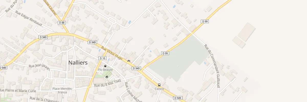 Plan du 11 Rue ernest perrochon à Nalliers