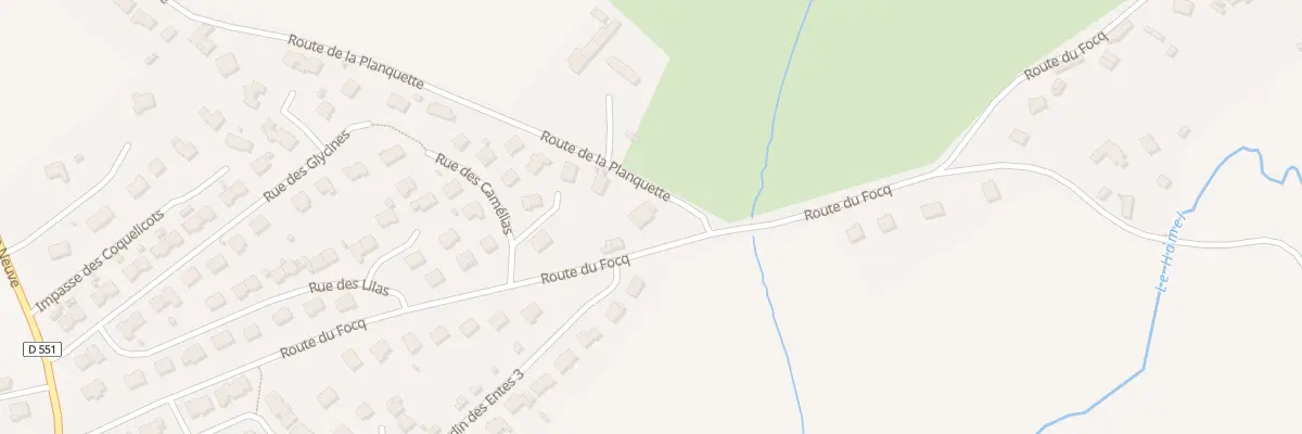 Plan du 16 Rte de la Planquette à Condé-sur-Vire