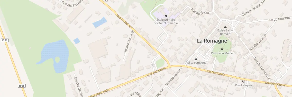 Plan du 7 Rue de Bel Air à La Romagne