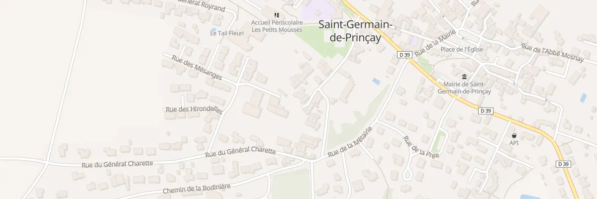 Plan du 10 Rue édouard majou à Saint-Germain-de-Prinçay