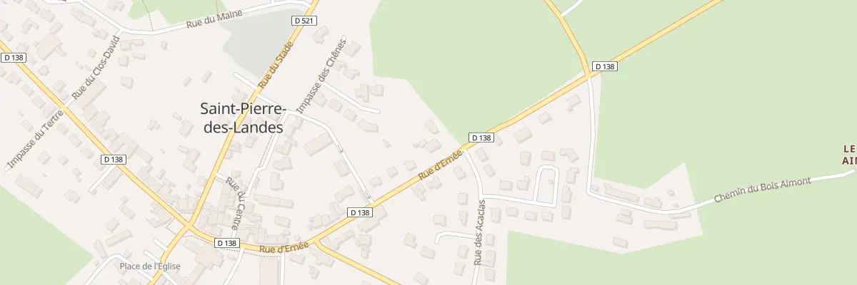 Plan du 39 Rue d’Ernée à Saint-Pierre-des-Landes