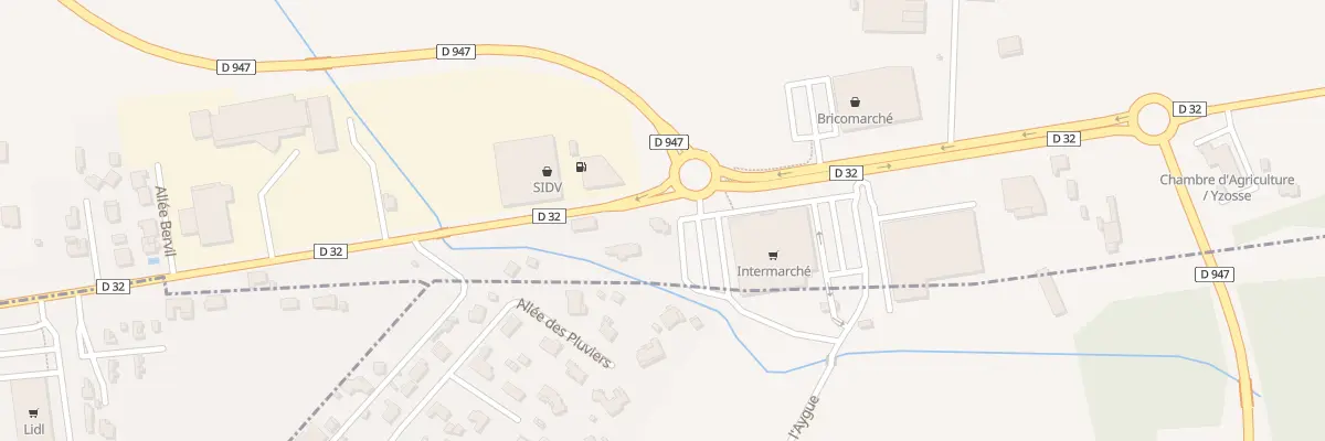 Plan du 568 Rte de Montfort à Yzosse
