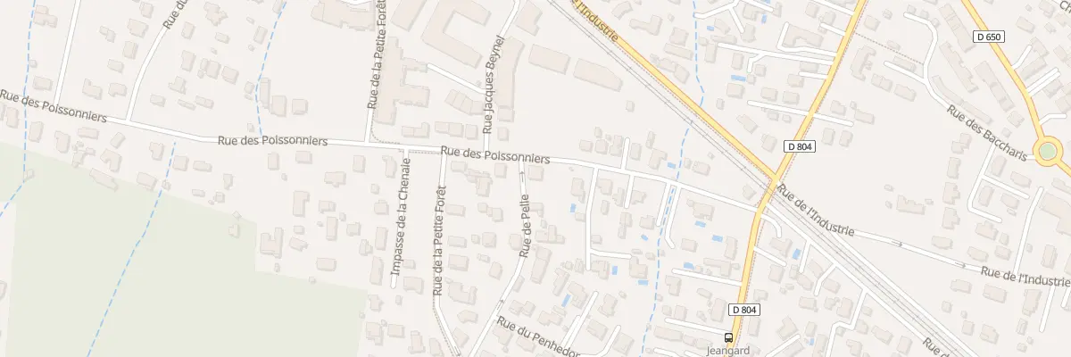 Plan du 19 Rue des Poissonniers au Teich