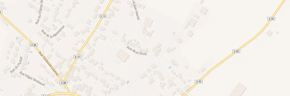Plan du 24 Rue de la groix à Nalliers