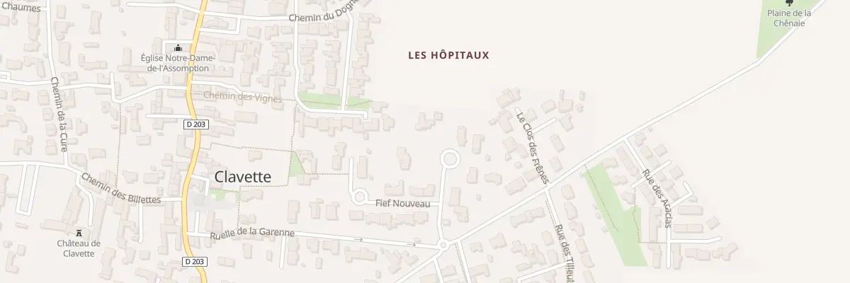 Plan du 11 Fief Nouveau à Clavette