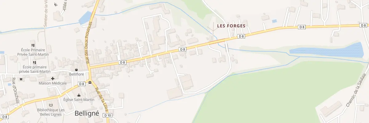 Plan du 236 Rue du Capitaine Étienne à Loireauxence