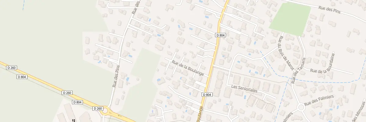 Plan du 50 Rue de Boulange au Teich