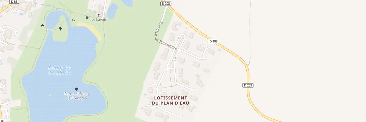 Plan du 1 Rue Arthur Raimbault à Ombrée d’Anjou