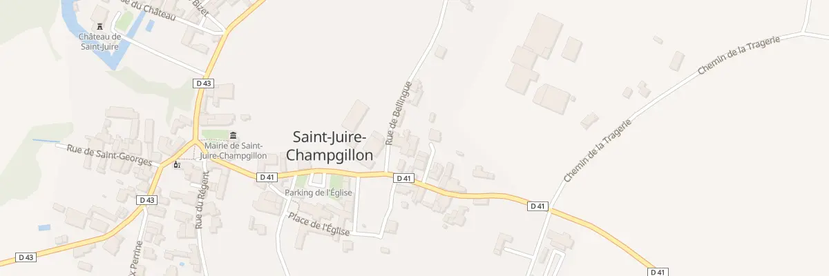 Plan du 29 Rte de Champgillon à Saint-Juire-Champgillon